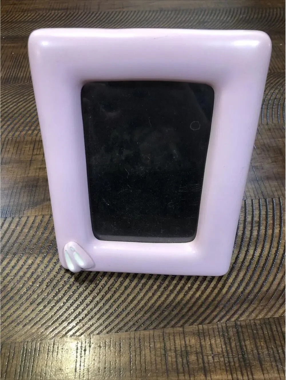 Vtg Pink ceramic‎ Photo frame with pink shoes 4